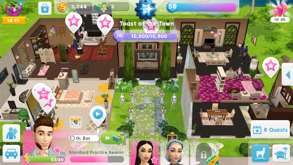 Detail Rumah The Sims Mobile Nomer 9