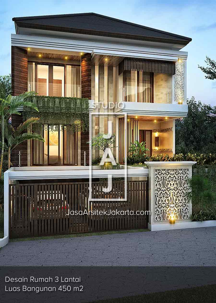 Detail Rumah Tiga Lantai Nomer 34