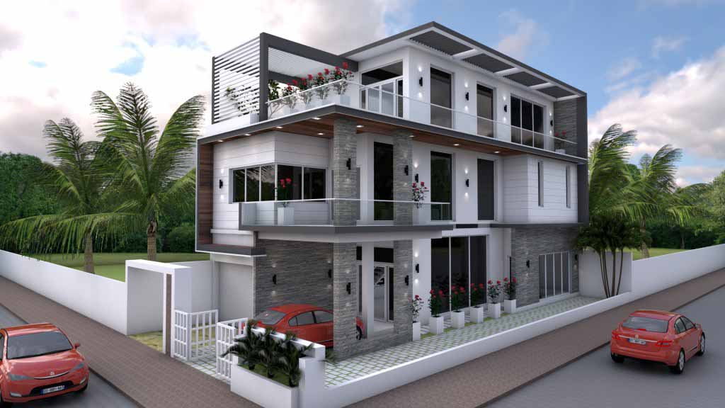 Detail Rumah Tiga Tingkat Nomer 16