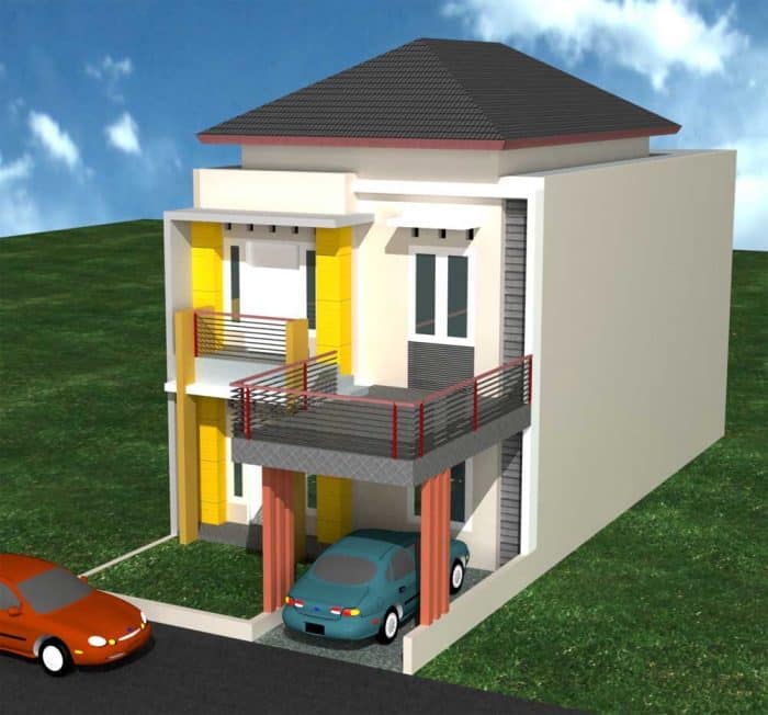 Detail Rumah Tingkat Samping Kiri Nomer 16