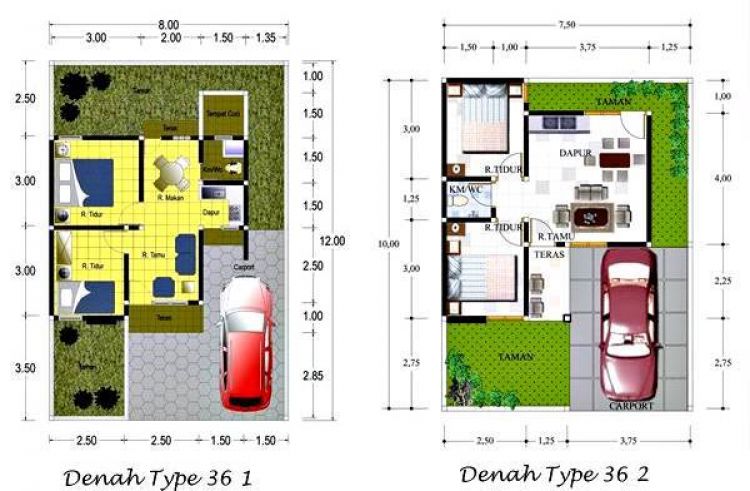 Detail Rumah Tipe 35 Nomer 50