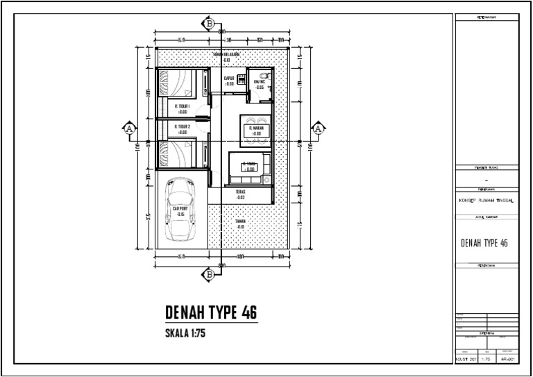 Detail Rumah Tipe 46 Nomer 49