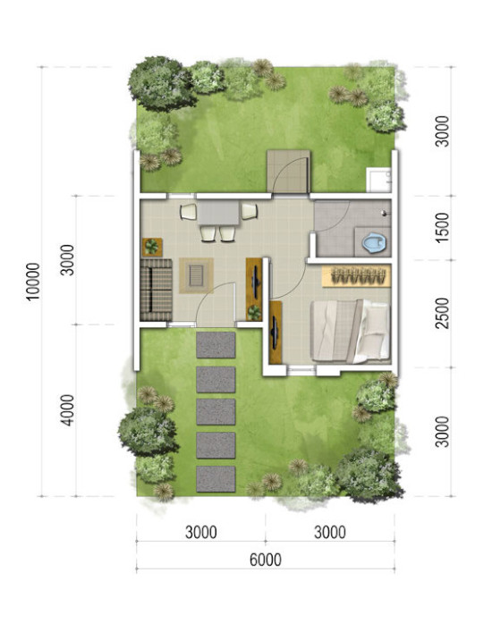 Detail Rumah Type 22 Nomer 21