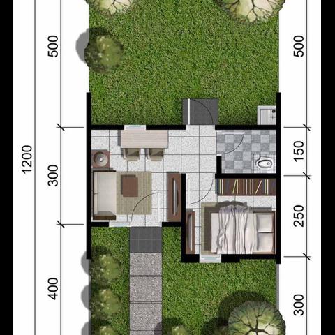 Detail Rumah Type 22 Nomer 44