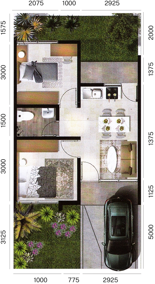 Detail Rumah Type 29 Nomer 18