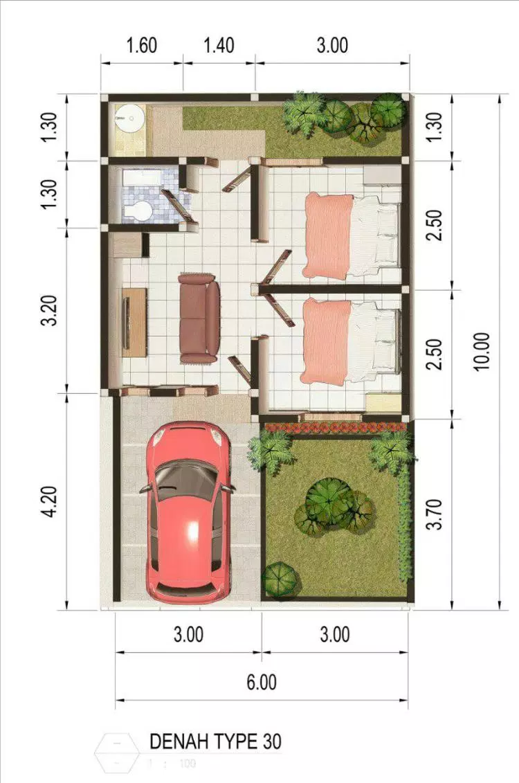 Rumah Type 30 60 - KibrisPDR