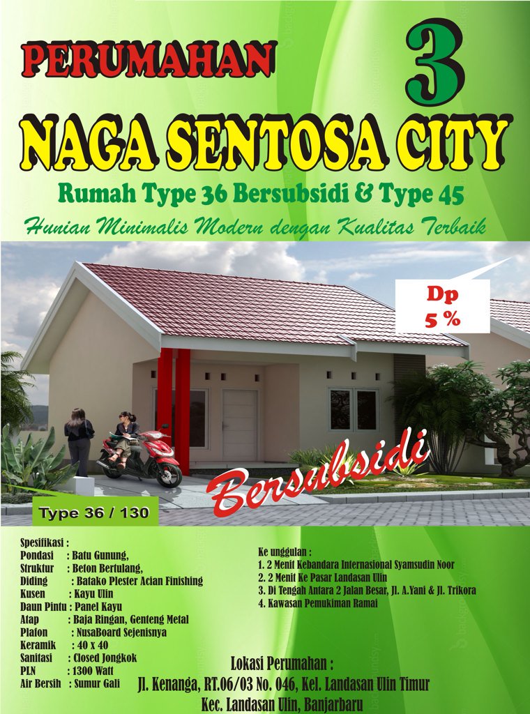 Detail Rumah Type 45 Banjarbaru Nomer 44