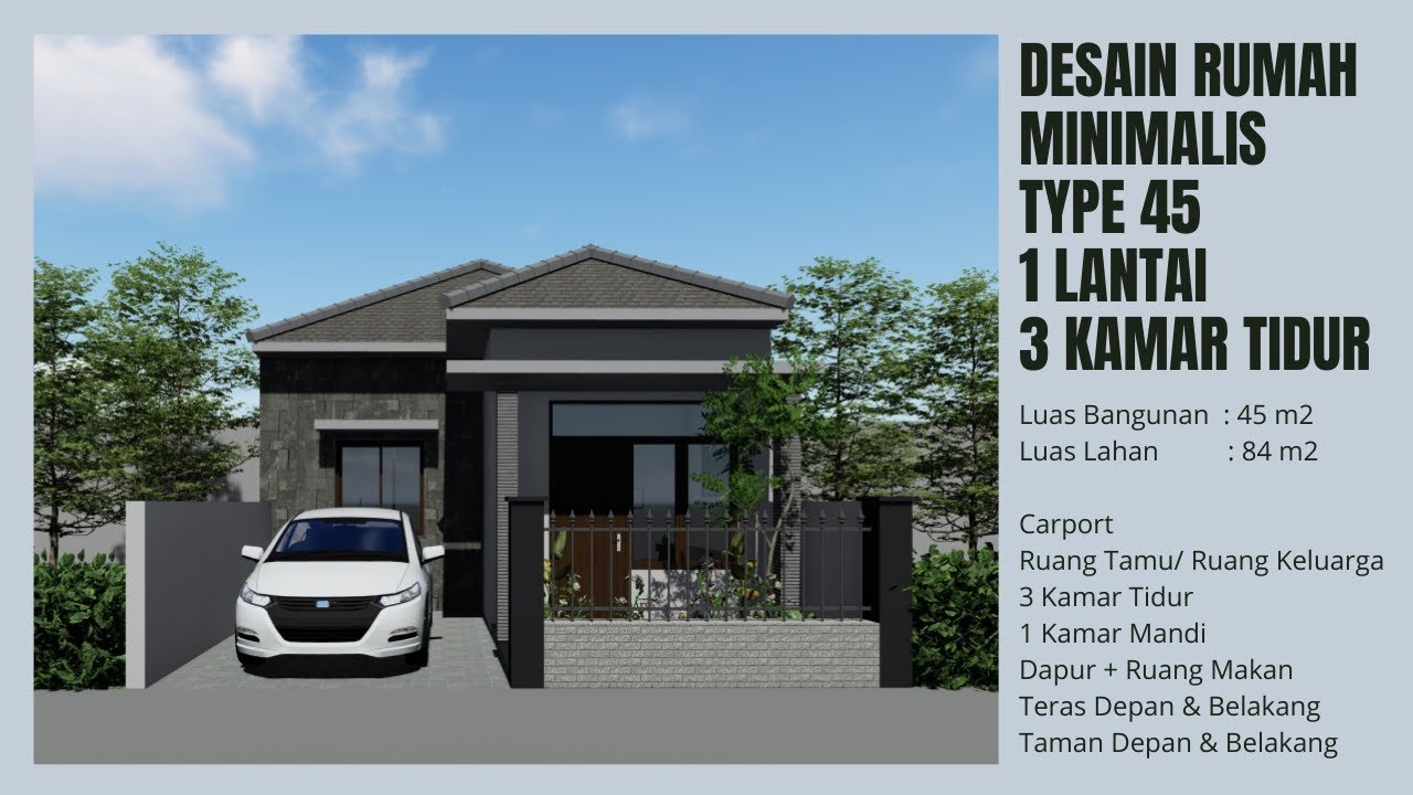 Detail Rumah Type 45 Minimalis Nomer 28