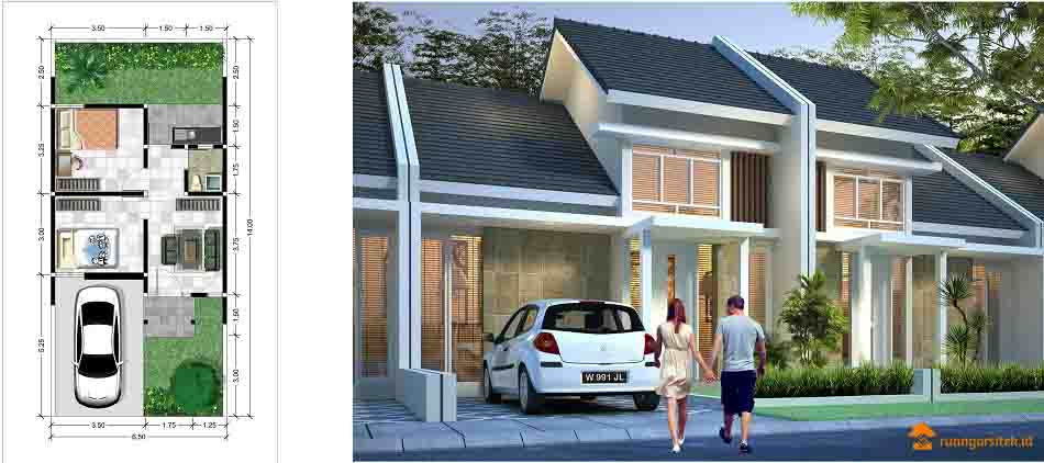 Detail Rumah Type 45 Minimalis Nomer 35