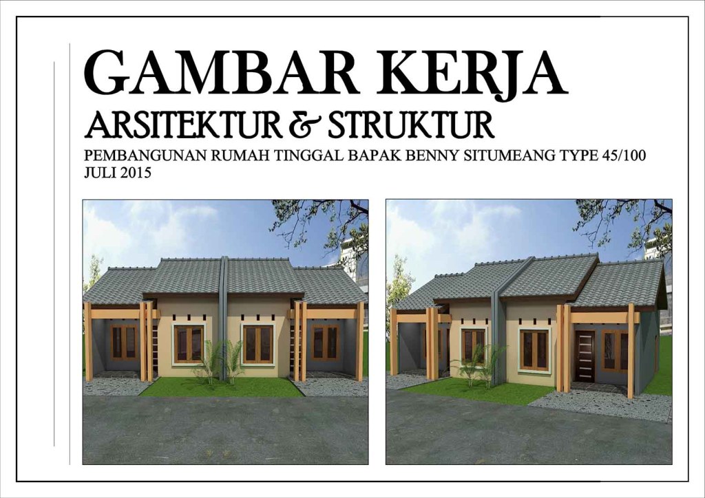 Detail Rumah Type 45 Tunggal Nomer 34