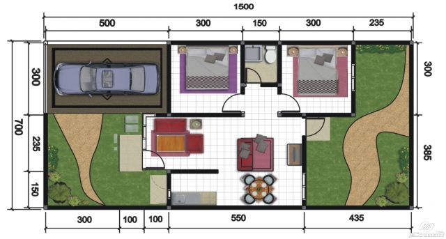 Detail Rumah Type 50 Nomer 46