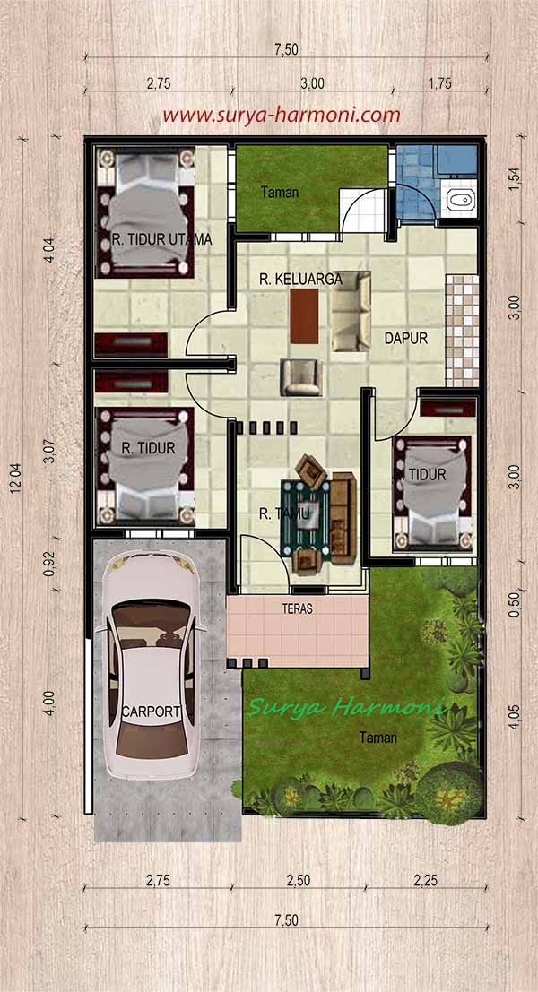 Detail Rumah Type 56 Nomer 3