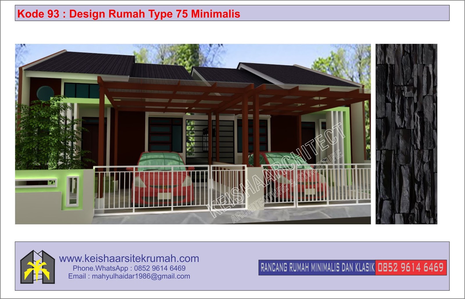 Detail Rumah Type 75 Minimalis Nomer 36