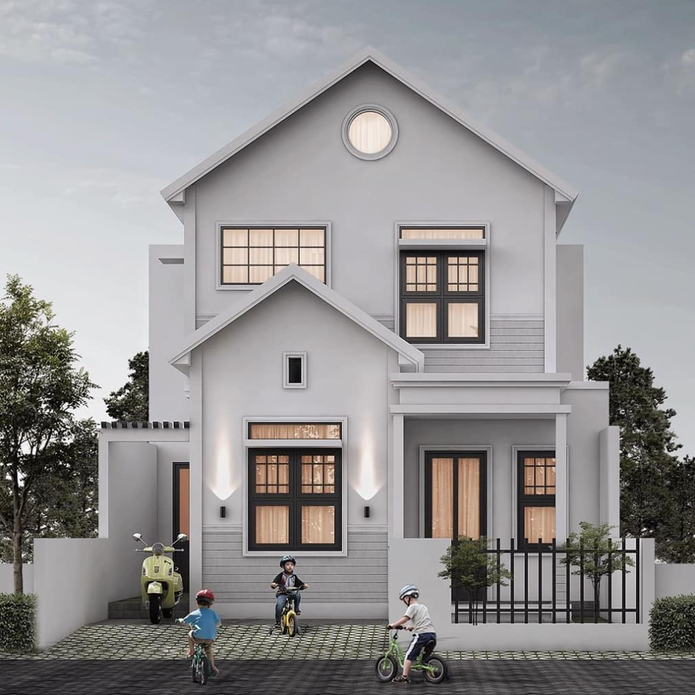 Detail Rumah Unik 2 Lantai Nomer 36