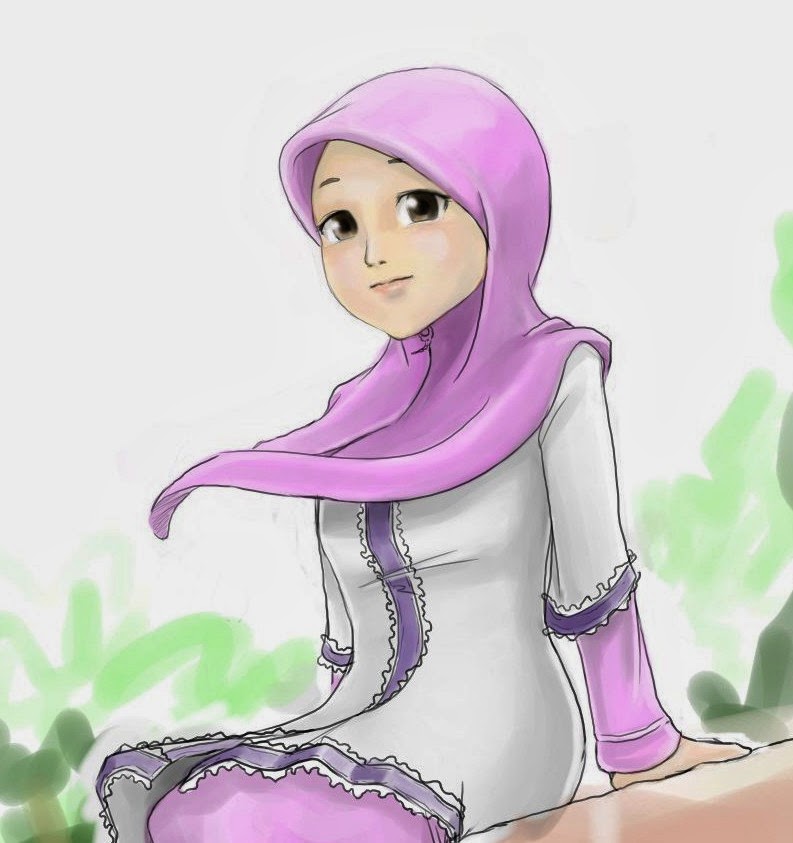 Detail Wallpaper Kartun Muslimah Bergerak Nomer 6