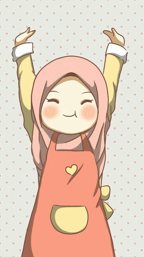 Detail Wallpaper Kartun Muslimah Lucu Nomer 5