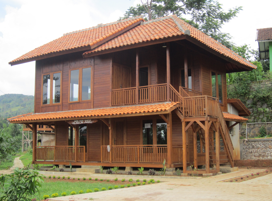 Detail Rumah Villa Kayu Minimalis Nomer 9