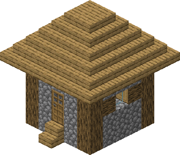 Detail Rumah Villager Di Minecraft Nomer 18