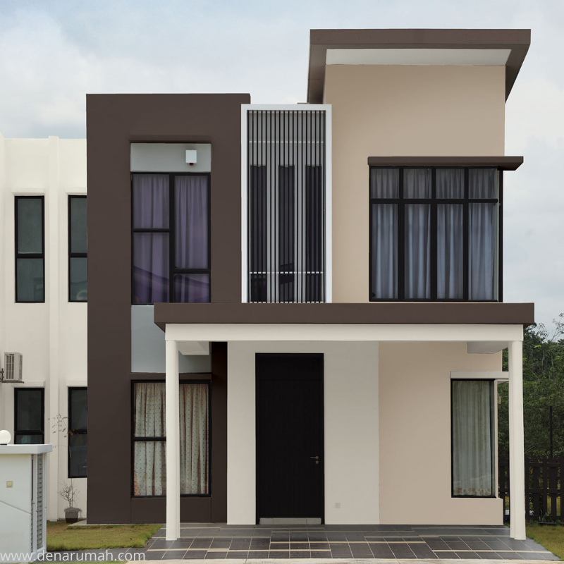 Detail Rumah Warna Coklat Susu Nomer 17