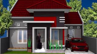 Detail Rumah Warna Merah Nomer 19