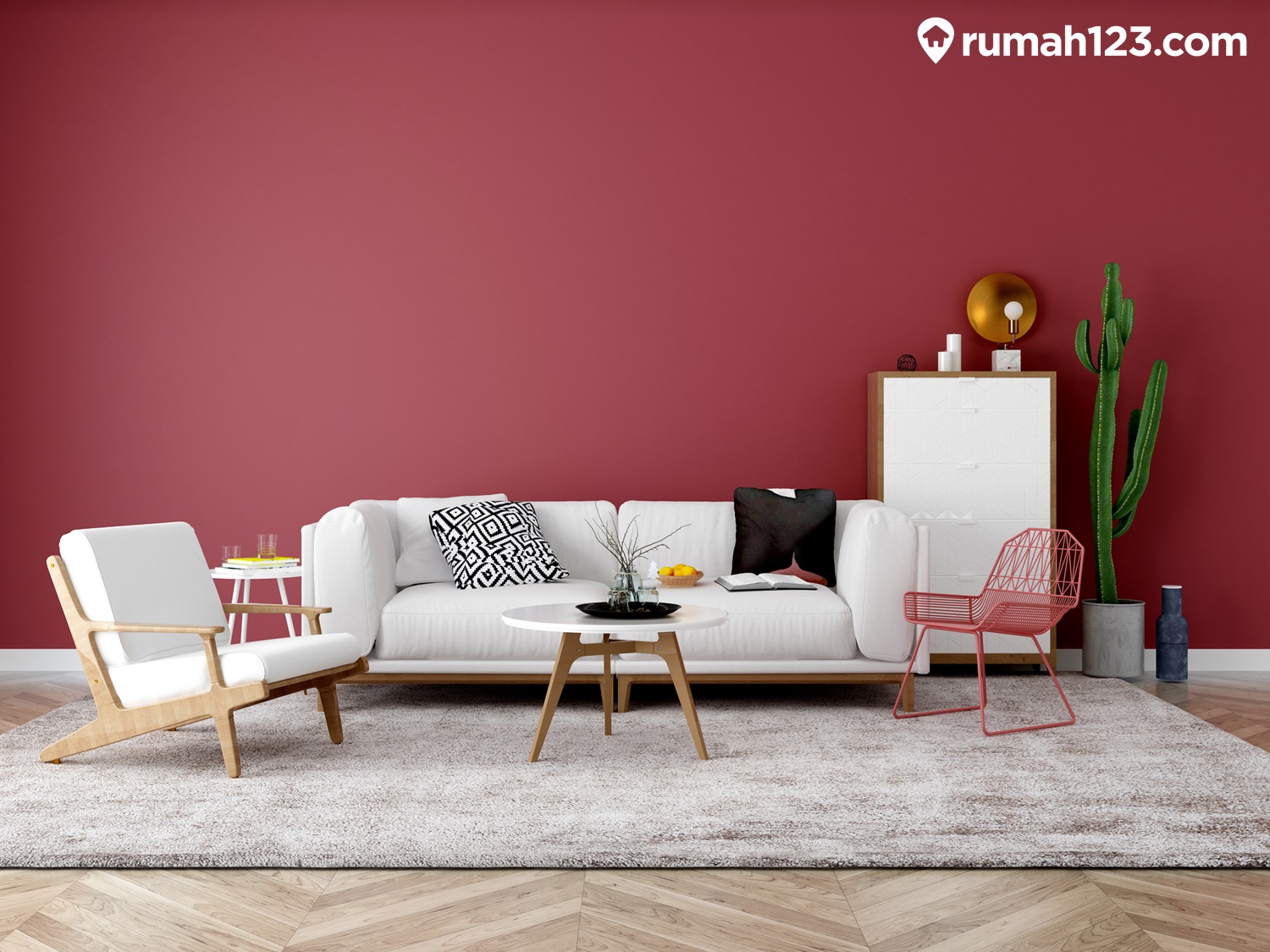 Detail Rumah Warna Merah Marun Nomer 27