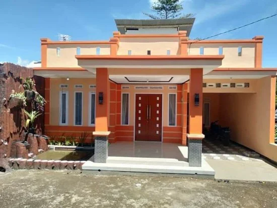 Detail Rumah Warna Oren Nomer 10