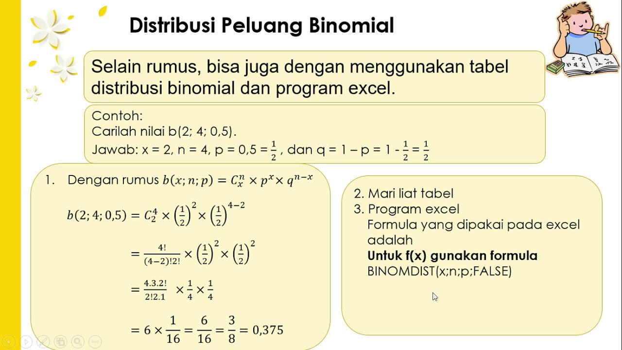 Detail Rumus Distribusi Binomial Nomer 11