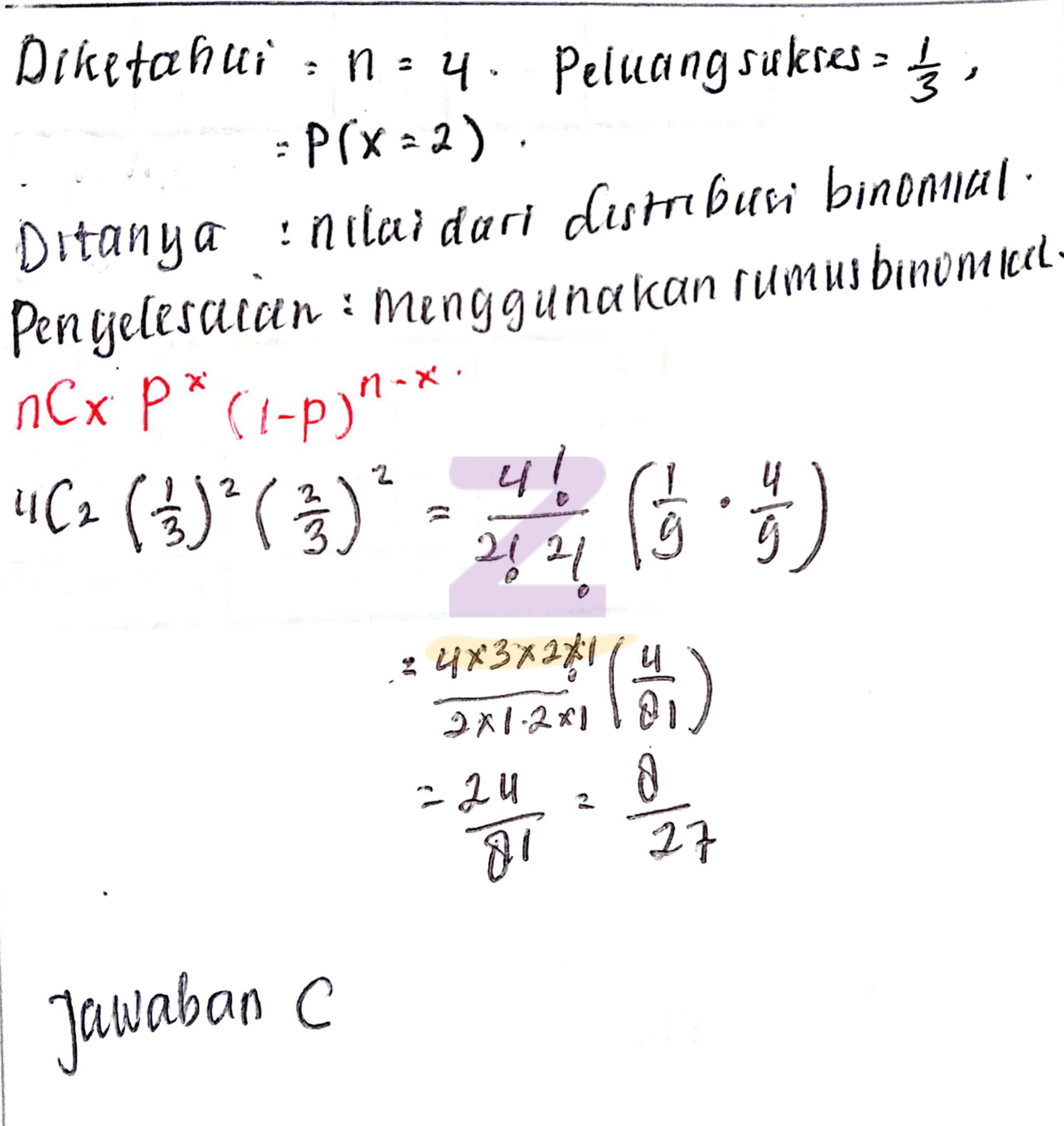 Detail Rumus Distribusi Binomial Nomer 21