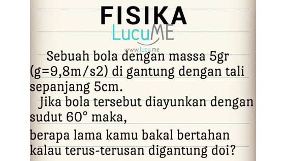 Detail Rumus Fisika Lucu Nomer 17