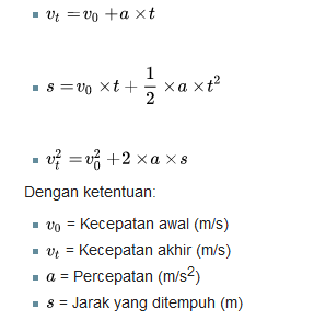 Detail Rumus Glb Dan Glbb Dan Contoh Soal Nomer 3