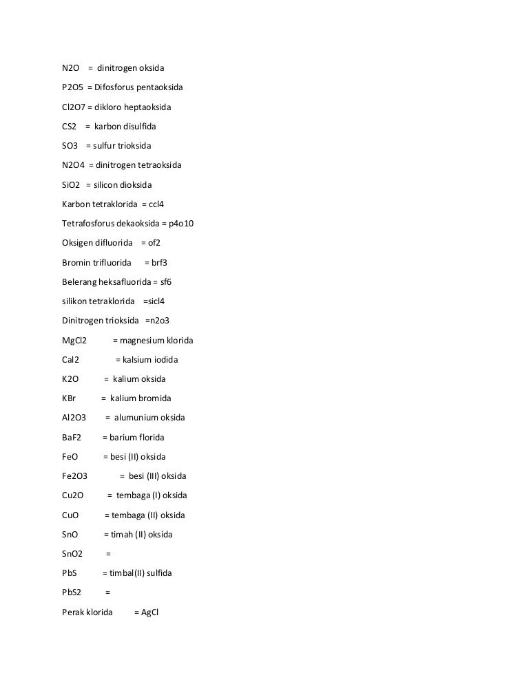 Detail Rumus Kimia Dinitrogen Trioksida Nomer 18