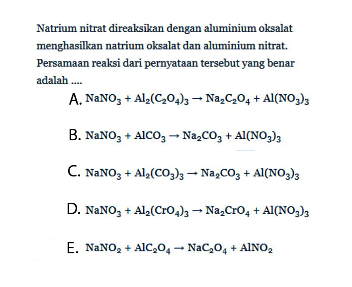 Detail Rumus Kimia Natrium Oksalat Nomer 55