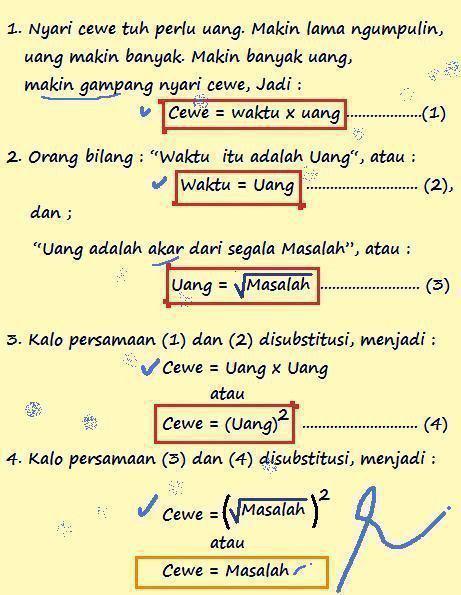 Detail Rumus Matematika Lucu Nomer 21