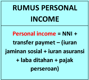 Rumus Personal Income Dan Contoh Soal - KibrisPDR