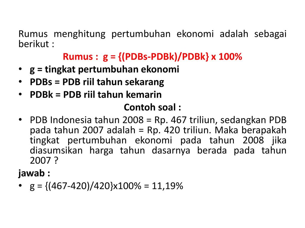 Detail Rumus Personal Income Dan Contoh Soal Nomer 45