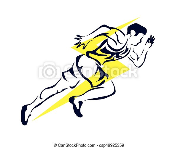 Detail Runner Logo Nomer 32