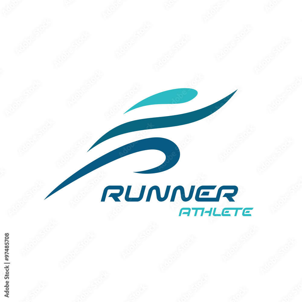Detail Runner Logo Nomer 33