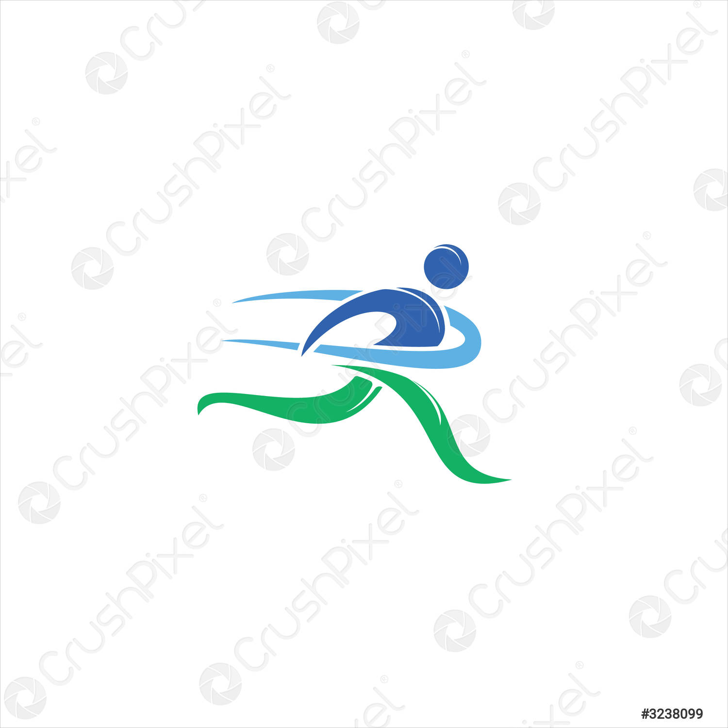 Detail Running Logo Nomer 34