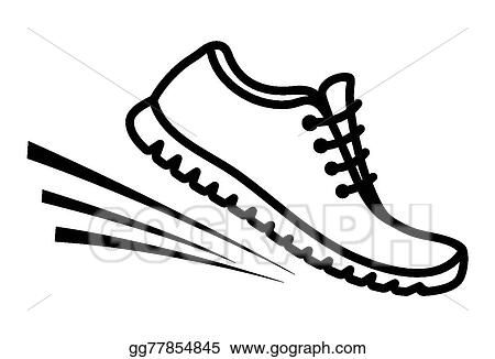 Detail Running Shoes Clipart Nomer 13