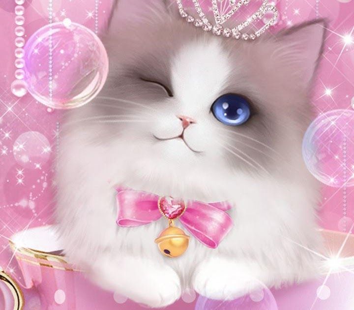 Wallpaper Kucing Lucu Pink - KibrisPDR