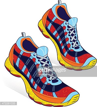 Detail Running Shoes Clipart Nomer 35