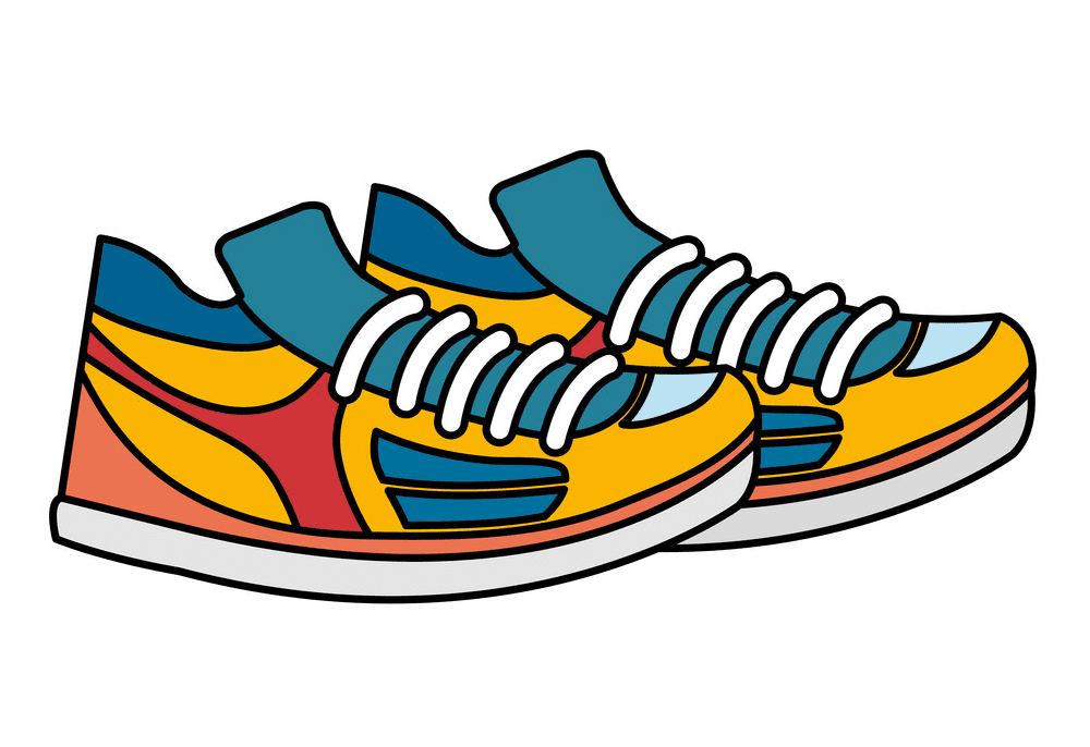 Detail Running Shoes Clipart Nomer 36