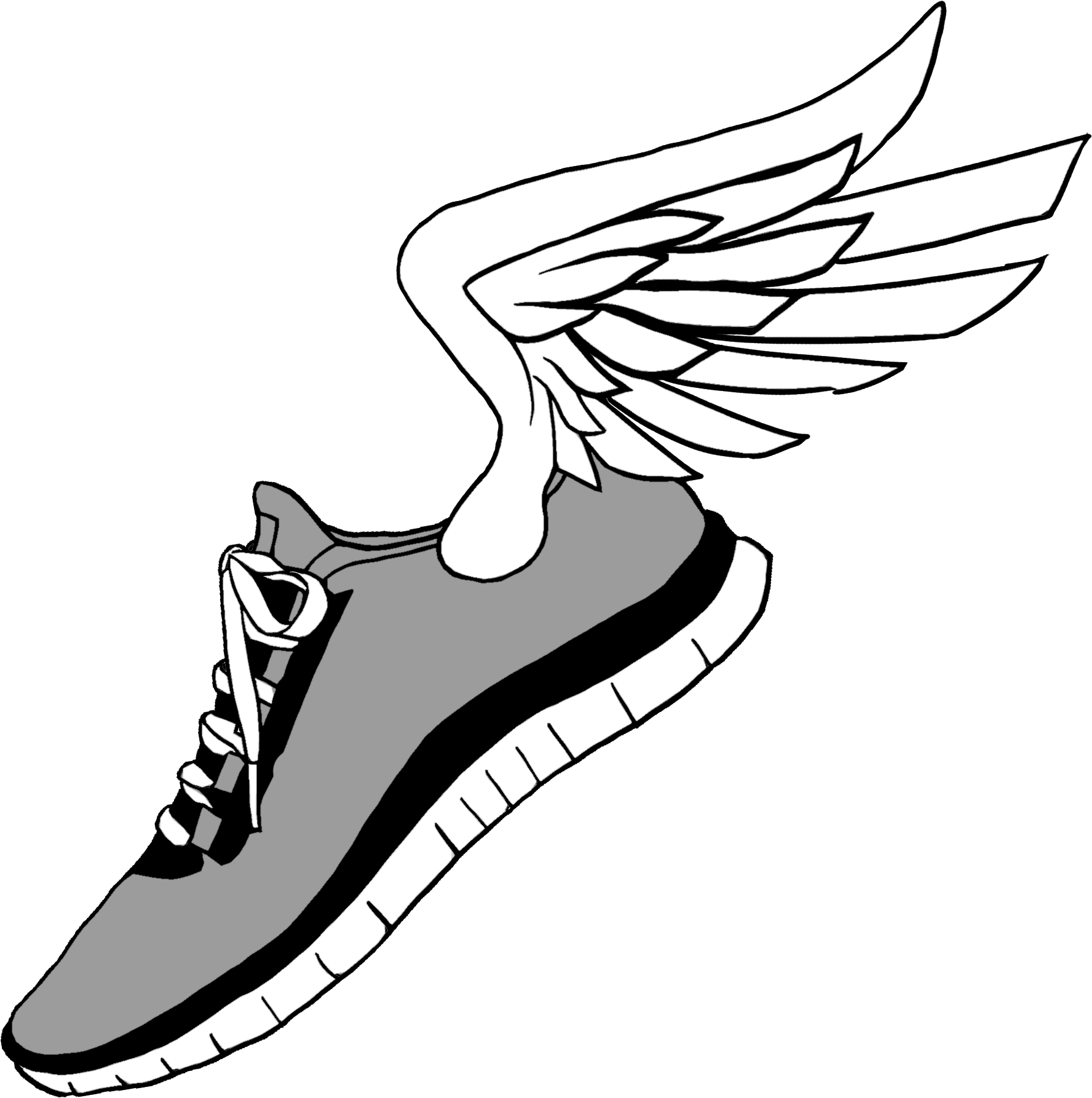 Detail Running Sneakers Clipart Nomer 9