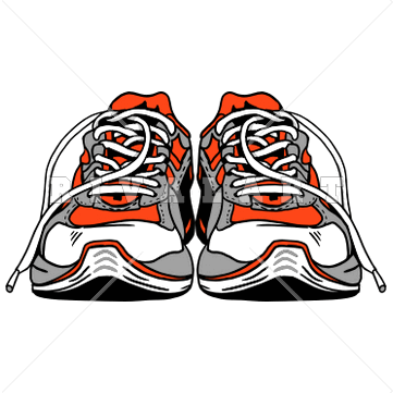 Detail Running Sneakers Clipart Nomer 24