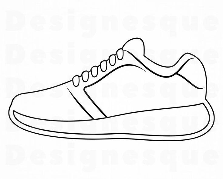 Detail Running Sneakers Clipart Nomer 32