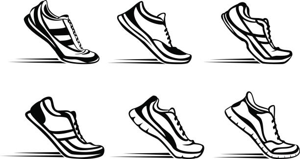 Detail Running Sneakers Clipart Nomer 8