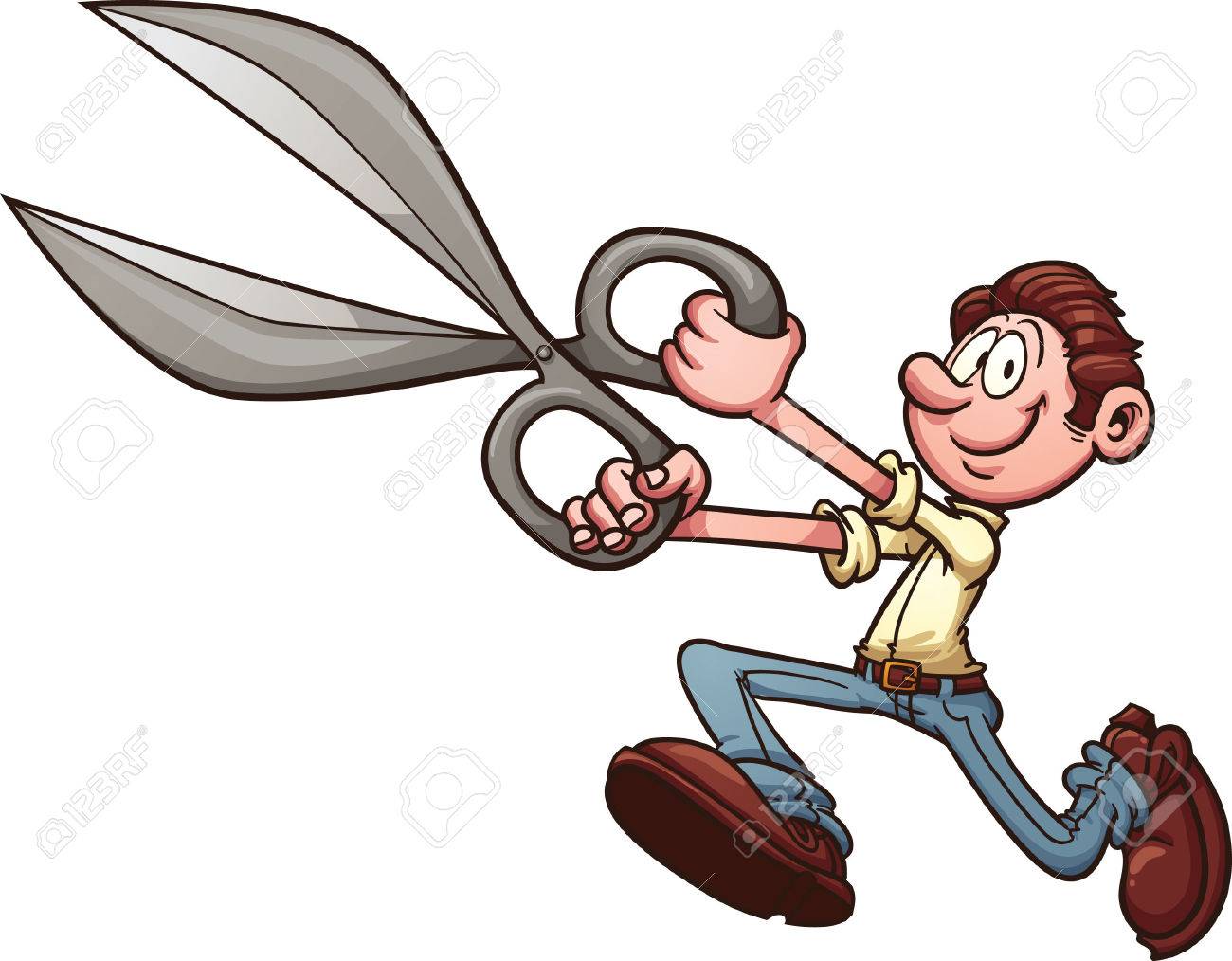 Running With Scissors Clipart - KibrisPDR