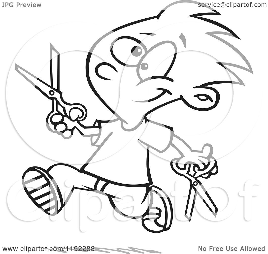 Detail Running With Scissors Clipart Nomer 15