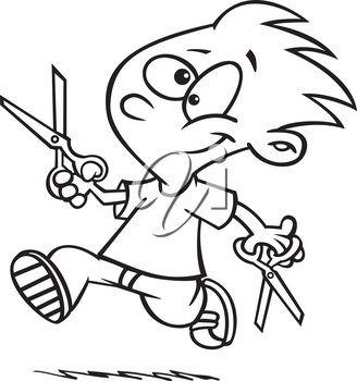 Detail Running With Scissors Clipart Nomer 34