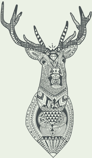Detail Rusa Vector Nomer 18